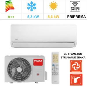 VIVAX H+ Design 5,3 kW -BIJELA