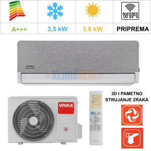 VIVAX H+ Design 5,3 kW -SILVER